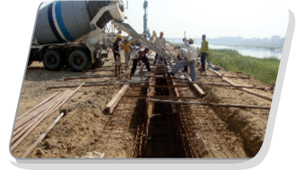 Diaphragm wall Along Sabarmati River